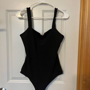 SHEIN Elegant Black V-Neck Top